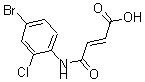 CAS 登录号：175205-15-9， 4-(4-溴-2-氯苯胺基)-4-氧代丁-2-烯酸