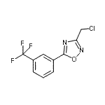 CAS 登录号：175205-57-9， 3-(氯甲基)-5-[3-(三氟甲基)苯基]-1,2,4-恶二唑