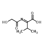 CAS#: 175276-19-4, (2E)-2-(Glycoloylimino)-3-Methylbutanoic Acid