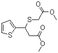 CAS#: 175276-43-4, beta-[(2-Methoxy-2-Oxoethyl)Thio]-2-Thiophenepropanoic Acid Methyl Ester