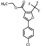 CAS 登录号：175276-59-2， 5-(4-氯苯基)-2-(三氟甲基)-3-糠酸乙酯