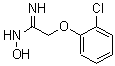 CAS 登录号：175276-80-9， 2-(2-氯苯氧基)-N-羟基-乙脒