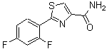 CAS 登录号：175276-97-8， 2-(2,4-二氟苯基)-1,3-噻唑-4-甲酰胺