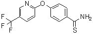 CAS 登录号：175277-02-8， 4-[[5-(三氟甲基)-2-吡啶基]氧基]-苯硫代甲酰胺