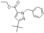 CAS 登录号：175277-04-0， 3-叔丁基-1-(苯基甲基)-1H-吡唑-5-羧酸乙酯