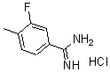CAS#: 175277-88-0, 3-Fluoro-4-Methyl-Benzenecarboximidamide Hydrochloride (1:1)