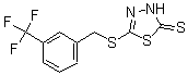 CAS#: 175277-94-8, 5-[[[3-(Trifluoromethyl)Phenyl]Methyl]Thio]-1,3,4-Thiadiazole-2(3H)-Thione