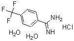 CAS 登录号：175278-62-3， 4-(三氟甲基)-苯甲脒盐酸盐水合物(1:1:2)
