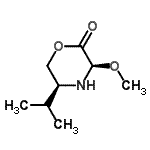 CAS 登录号：175416-56-5， (3R,5S)-5-异丙基-3-甲氧基-2-吗啉酮