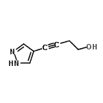 CAS#: 175474-15-4, 4-(1H-Pyrazol-4-Yl)-3-Butyn-1-Ol