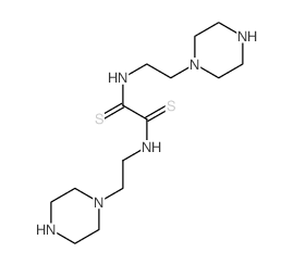 CAS 登录号：17551-76-7， N,N'-二[2-(1-哌嗪基)乙基]乙烷二硫代酰胺