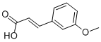 CAS 登录号：17570-26-2， 3-甲氧基肉桂酸