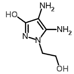 CAS#: 175700-82-0, 4,5-Diamino-1-(2-Hydroxyethyl)-1,2-Dihydro-3H-Pyrazol-3-One