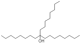 CAS 登录号：17573-13-6， 9-辛基-9-十七烷醇