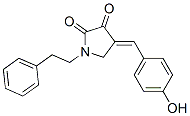 CAS#: 17574-08-2, 4-[(4-Hydroxyphenyl)Methylene]-1-(2-Phenylethyl)-2,3-Pyrrolidinedione