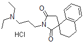 CAS 登录号：17592-97-1， N-(gamma-二乙基氨基丙基)-1,2,3,4-四氢萘-1-螺琥珀酰亚胺盐酸盐