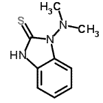CAS 登录号：176102-07-1， 1-(二甲基氨基)-1,3-二氢-2H-苯并咪唑-2-硫酮
