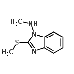 CAS 登录号：176102-09-3， N-甲基-2-(甲硫基)-1H-苯并咪唑-1-胺