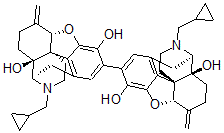 CAS 登录号:176220-84-1, (5alpha)-(5'alpha)-17,17'-二(环丙基甲基)-4,5:4',5'-二环氧-6,6'-二(亚甲基)-(2,2'-联吗喃)-3,3',14,14'-四醇