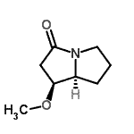 CAS 登录号：176242-19-6， (1S,8S)-1-甲氧基-1,2,5,6,7,8-六氢吡咯里嗪-3-酮