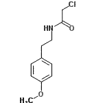 CAS 登录号：17639-50-8， 2-氯-N-[2-(4-甲氧基苯基)乙基]乙酰胺