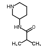 CAS#: 176525-37-4, 2-Methyl-N-(3-Piperidinyl)Propanamide