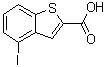 CAS 登录号：176549-83-0， 4-碘-1-苯并噻吩-2-羧酸