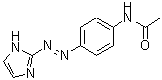 CAS 登录号：1767-12-0， N-[4-(1H-咪唑-2-基偶氮)苯基]-乙酰胺