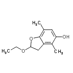 CAS 登录号：176910-22-8， 2-乙氧基-4,7-二甲基-2,3-二氢-1-苯并呋喃-5-醇