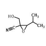 CAS#: 176956-54-0, 2-(Hydroxymethyl)-3-Isopropyl-2-Oxiranecarbonitrile