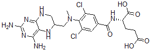 CAS 登录号：17700-70-8， N-[3,5-二氯-4-[[(2,4-二氨基-1,5,6,7-四氢-6-蝶啶基)甲基]甲基氨基]苯甲酰基]-L-谷氨酸