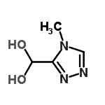 CAS#: 177028-56-7, (4-Methyl-4H-1,2,4-Triazol-3-Yl)Methanediol