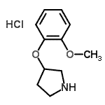CAS#: 17741-15-0, 3-(2-Methoxyphenoxy)Pyrrolidine Hydrochloride (1:1)