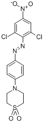 CAS#: 17741-62-7, 4-[4-[(2,6-Dichloro-4-Nitrophenyl)Azo]Phenyl]Thiomorpholine 1,1-Dioxide