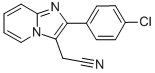 CAS#: 17744-99-9, 2-(p-Chlorophenyl)-3-cyanomethylimidazo(1,2-a)pyridine