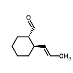CAS 登录号：177493-79-7， (1S,2R)-2-[(1E)-1-丙烯-1-基]环己烷甲醛