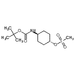 CAS#: 177545-89-0, trans-4-({[(2-Methyl-2-Propanyl)Oxy]Carbonyl}Amino)Cyclohexyl Methanesulfonate