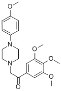 CAS#: 17755-64-5, 3',4',5'-Trimethoxy-alpha-[4-(4-Methoxyphenyl)-1-Piperazinyl]Acetophenone