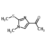 CAS 登录号：177910-95-1， 1-[1-甲基-2-(甲硫基)-1H-咪唑-4-基]乙酮