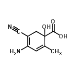 CAS#: 177913-37-0, 4-Amino-5-Cyano-1-Hydroxy-2-Methyl-2,4-Cyclohexadiene-1-Carboxylic Acid