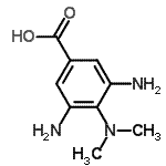 CAS#: 177960-34-8, 3,5-Diamino-4-Dimethylamino-Benzoic Acid