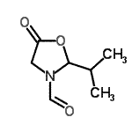 CAS 登录号：177963-76-7， 2-异丙基-5-氧代-1,3-恶唑烷-3-甲醛