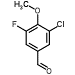 CAS#: 177994-49-9, 3-Chloro-5-Fluoro-4-Methoxybenzaldehyde