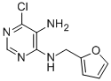 CAS 登录号：17801-47-7， 6-氯-N4-(2-呋喃基甲基)-4,5-嘧啶二胺