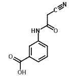 CAS#: 178168-23-5, 3-[(Cyanoacetyl)Amino]Benzoic Acid