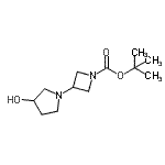 CAS#: 178311-47-2, 2-Methyl-2-Propanyl 3-(3-Hydroxy-1-Pyrrolidinyl)-1-Azetidinecarboxylate