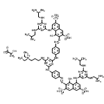 CAS#: 178452-66-9, 3-({4,6-Bis[(4-{(E)-[8-({4,6-Bis[(2-Aminopropyl)Amino]-1,3,5-Triazin-2-Yl}Amino)-1-Hydroxy-3,6-Disulfo-2-Naphthyl]Diazenyl}Phenyl)Amino]-1,3,5-Triazin-2-Yl}Amino)-N,N-Diethyl-1-Propanaminium 2-Hydroxy Propanoate