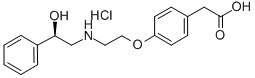 CAS#: 178600-17-4, 2-[4-[2-[[(2R)-2-Hydroxy-2-Phenylethyl]Amino]Ethoxy]Phenyl]Acetic Acid Hydrochloride
