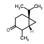 CAS 登录号：178686-04-9， (1R,6R)-6-异丙基-2-甲基双环[4.1.0]庚烷-3-酮
