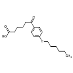 CAS 登录号：178686-87-8， 6-[4-(己氧基)苯基]-6-氧代己酸